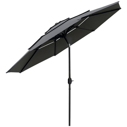 Parasol Inclinable Ø 2,85 m – Protection & Confort au Quotidien
