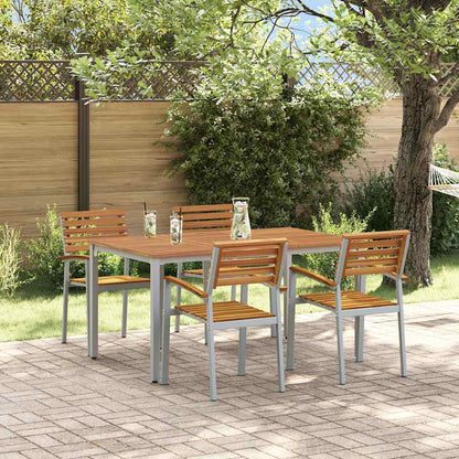 Ensemble Repas de Jardin 6 Places – Bois d’Acacia & Design Moderne