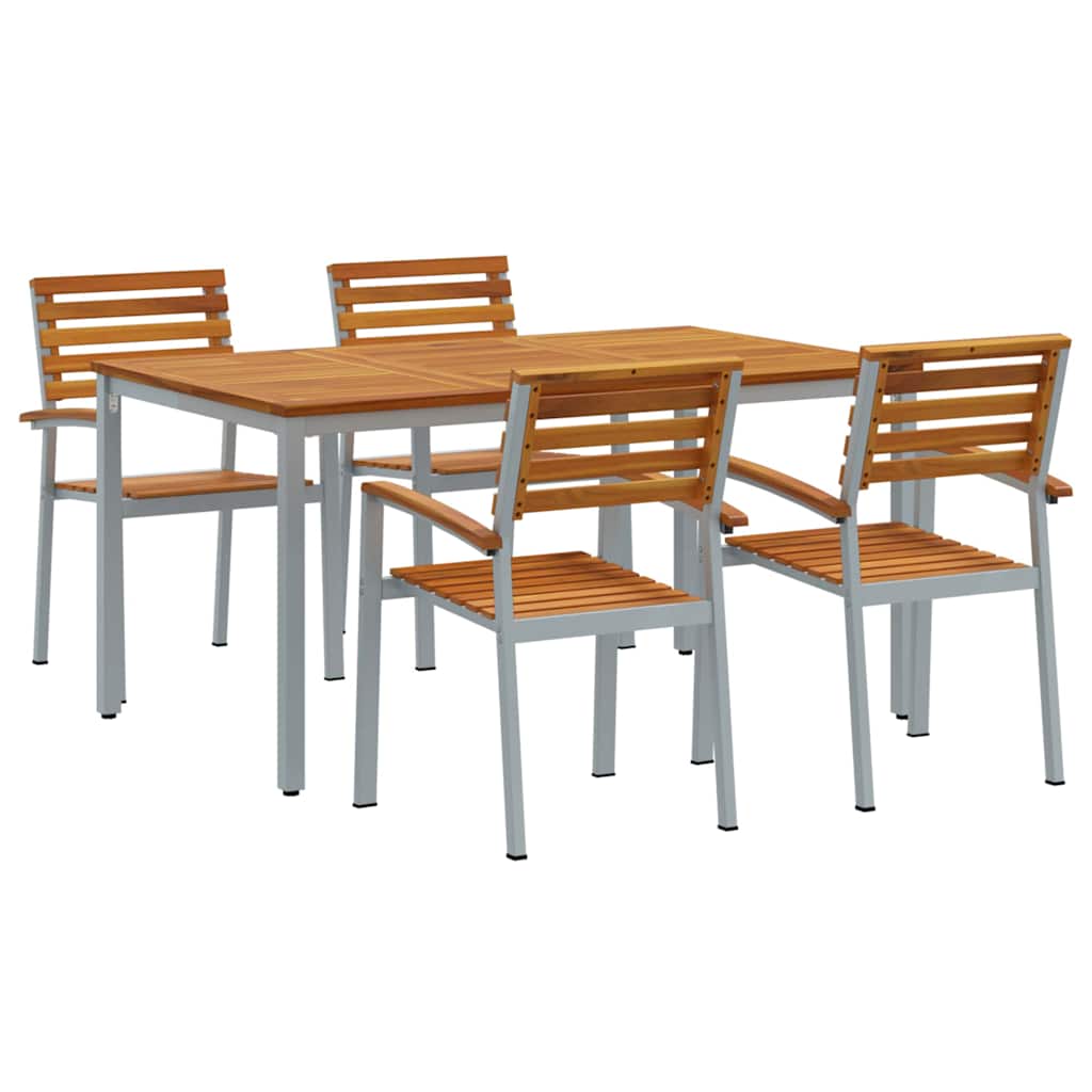 Ensemble Repas de Jardin 6 Places – Bois d’Acacia & Design Moderne
