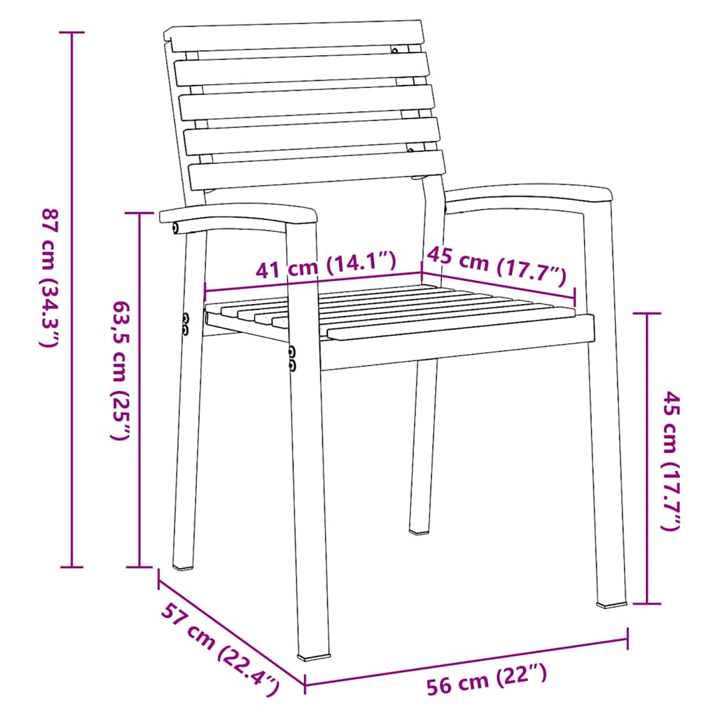 Ensemble Repas de Jardin 6 Places – Bois d’Acacia & Design Moderne
