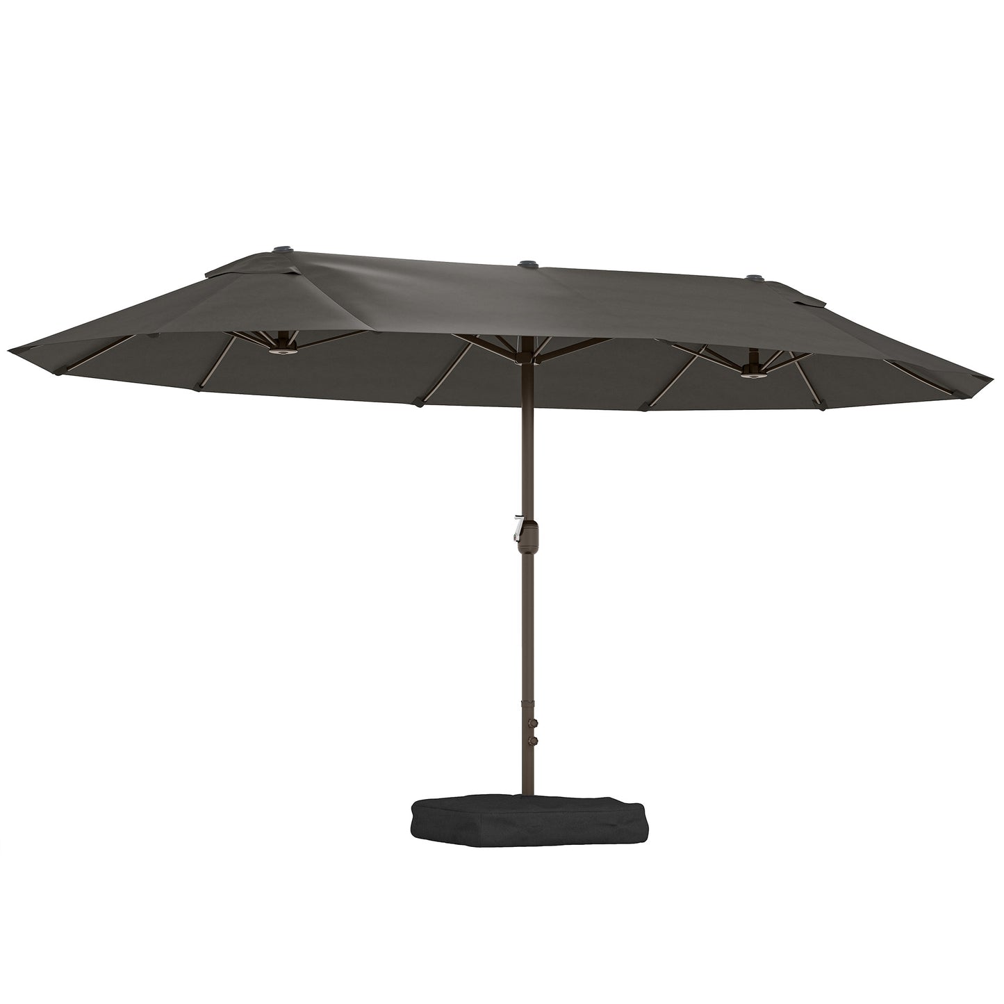 Parasol Double 4,6 m avec Manivelle – Ombre XXL & Confort