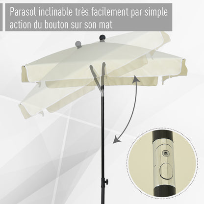 Parasol Rectangulaire Inclinable – Protection & Élégance Extérieure