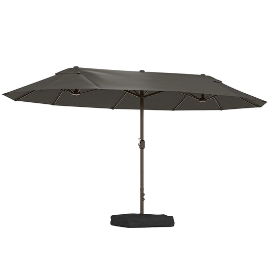 Parasol Double 4,6 m avec Manivelle – Ombre XXL & Confort