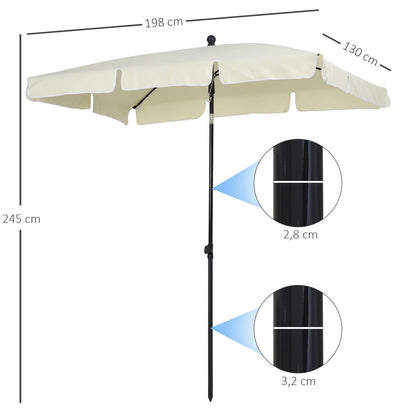 Parasol Rectangulaire Inclinable – Protection & Élégance Extérieure