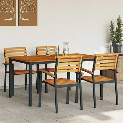 Ensemble Repas de Jardin 6 Places – Bois d’Acacia & Design Moderne